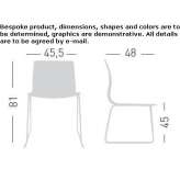 Upholstered chair based on a sled Gigant