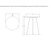 Prefinito Calce low stool Tintigny