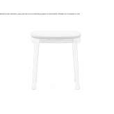 Solid wood stool with integrated cushion Chivay