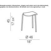 Stackable stool Ighiu