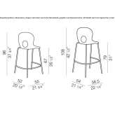 Stackable chair Absdorf