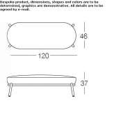 Fabric bench Nepas