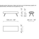 Bench upholstered with fabric Roburent