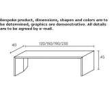 MDF bench Samaca