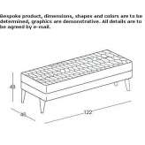 Tapicerowana ławka Paimado