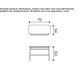 Bench with footrest Shijak