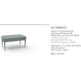 Upholstered bench Ekenaes