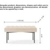 Upholstered bench Egmating