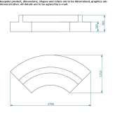 QM Foam modular bench seat with backrest Matrosy