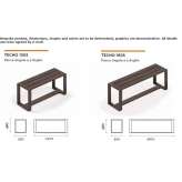 Modular aluminum bench seats Hinche