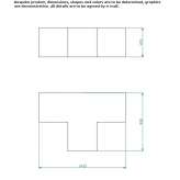 Modułowe siedzisko ławki QM Foam bez oparcia Massello