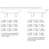 Rectangular, reconstructed stone table Pitesti