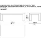 Rectangular table Lieksa