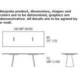 Rectangular marble table Lohtaja