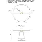 Bardiglio round marble table Placetas