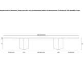 Oval wooden table Chapa