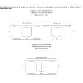 Round wooden dining table Chapa