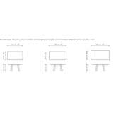 Rectangular table Champlan