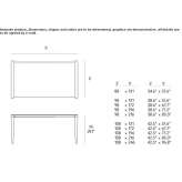 Fenix-NTM® rectangular table Lacasse