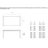 Prostokątny stół Fenix-NTM® Lacasse