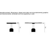 Extendable square table Turaw
