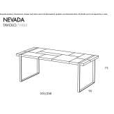 Rectangular dining table Zadonsk