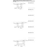 Glass dining table Saraj