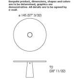 Round marble table Horasan