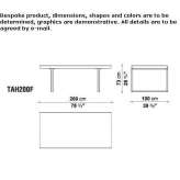 Extendable rectangular table Buscate