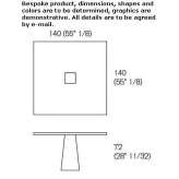 Square table Duingen