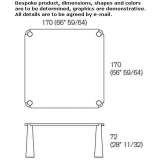 Square marble table Horasan