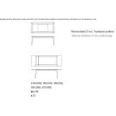 Extendable rectangular wooden table Wangi