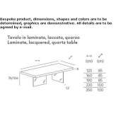 Wood and glass table Lecinena