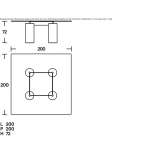 Square glass table Rajec