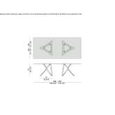 Rectangular crystal table Acos