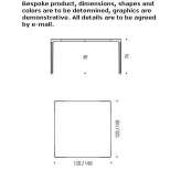 Square dining table Dieci