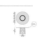 Round crystal table Acos