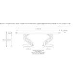 Oval wooden table Utamysh