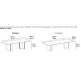 Rectangular ceramic dining table Licking