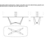 Rectangular stained glass table Jarocin