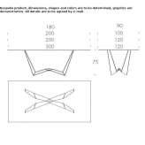 Rectangular glass table Jarocin