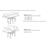 Extendable ash table Pietrisu