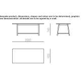 Rectangular wooden table Daumeray