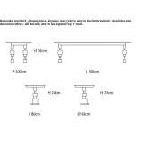 Rectangular plate table Silsden