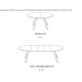 Extendable table made of eco wood Tekirdag