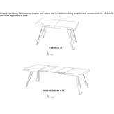 Extendable table made of eco-wood Pumphrey