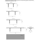 Rectangular wooden dining table Golancz