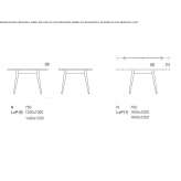 Extendable dining table Patambo