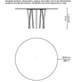 Round table in marble and metal Mirabel