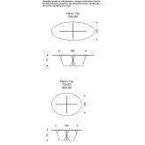 Oval glass table Kitsi